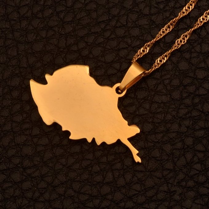 Map Of Afghanistan Necklace