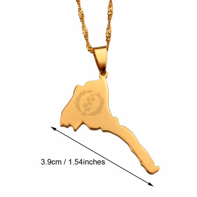 Map Of Eritrean Necklace