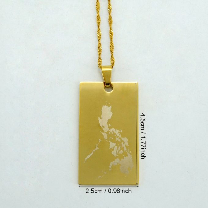 Map Of Philippines Necklace