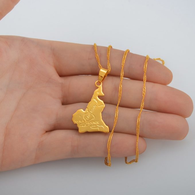 Map Of Cameroon Necklace