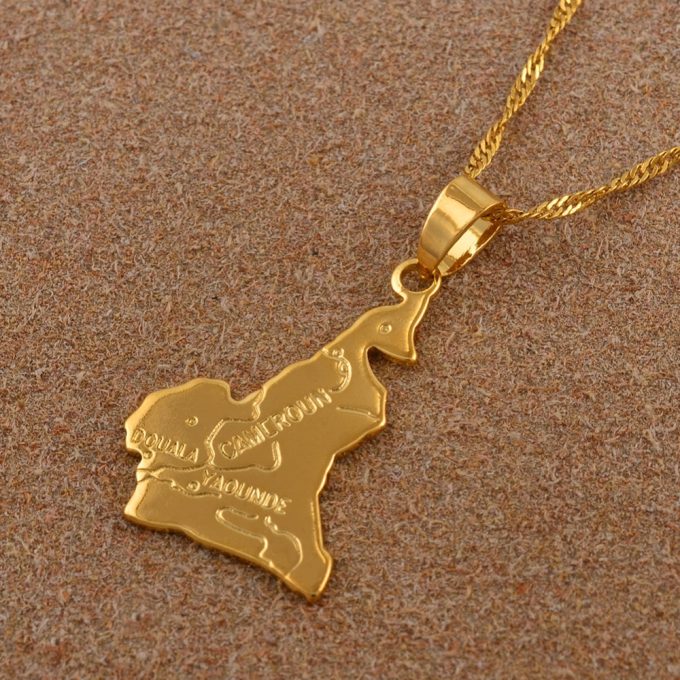 Map Of Cameroon Necklace
