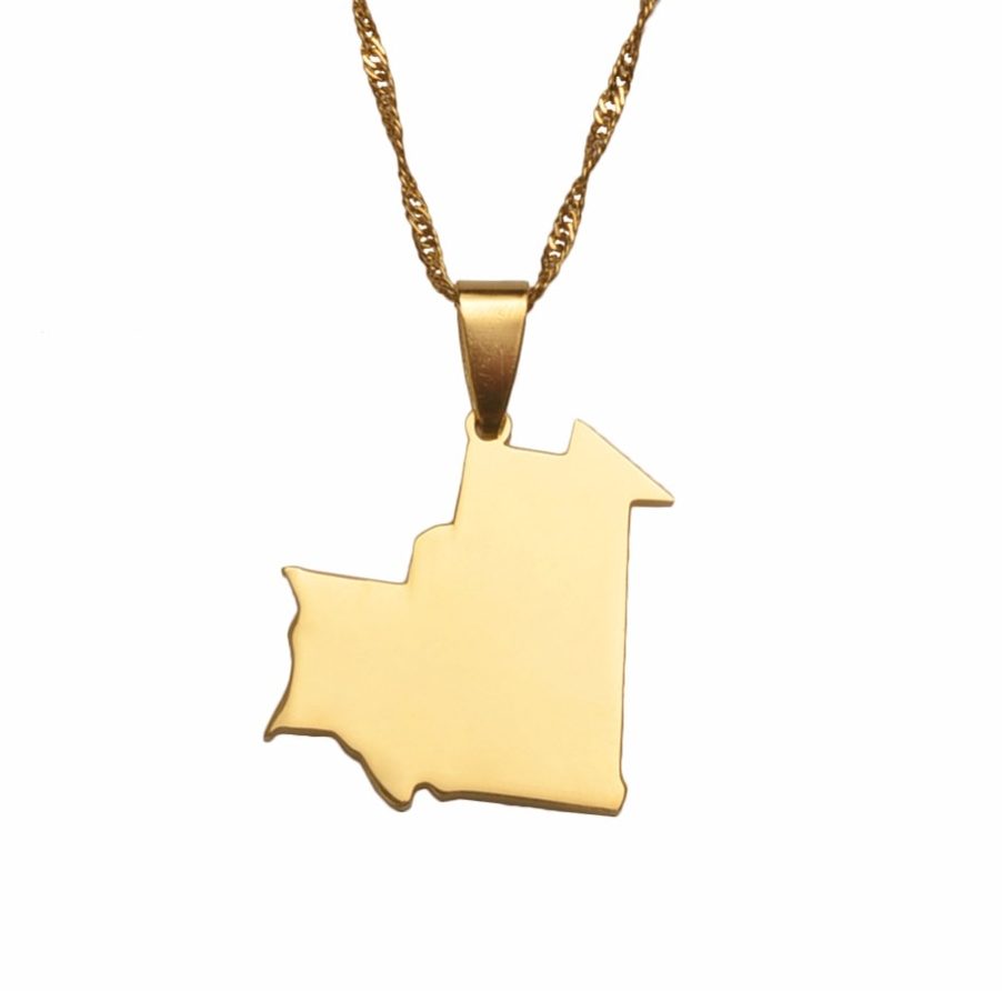 Map Of Mauritiana Necklace