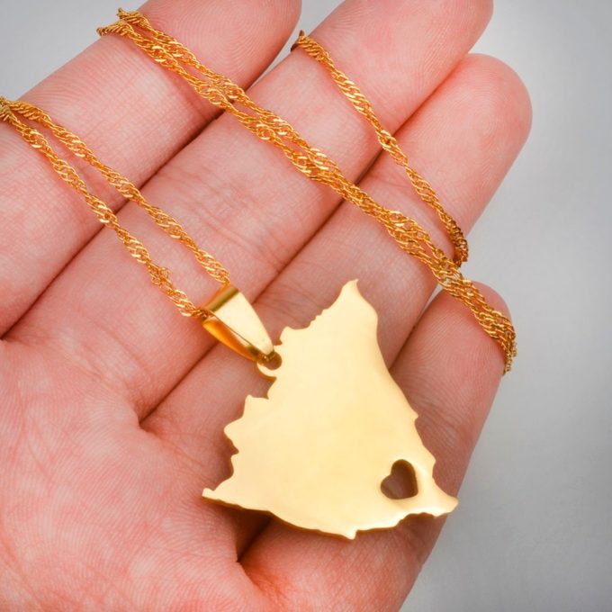 Map Of Nicaragua Necklace