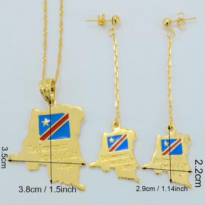 Democratic Republic Of The Congo Jewelry Set