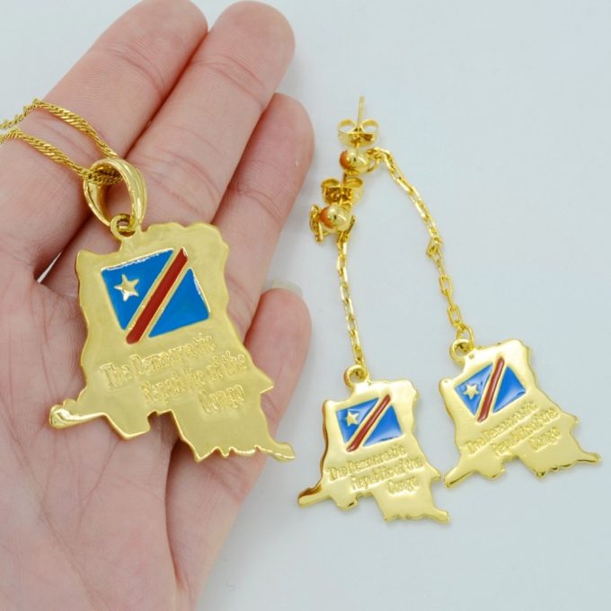 Democratic Republic Of The Congo Jewelry Set