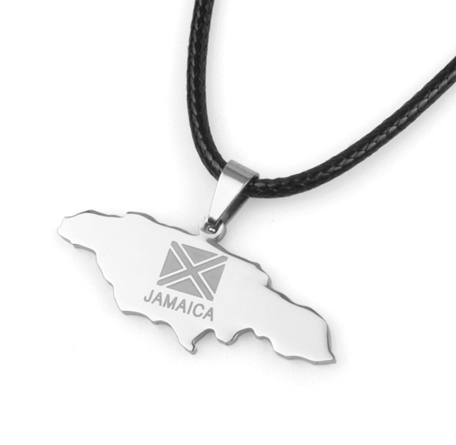 Map Of Dominica Necklace
