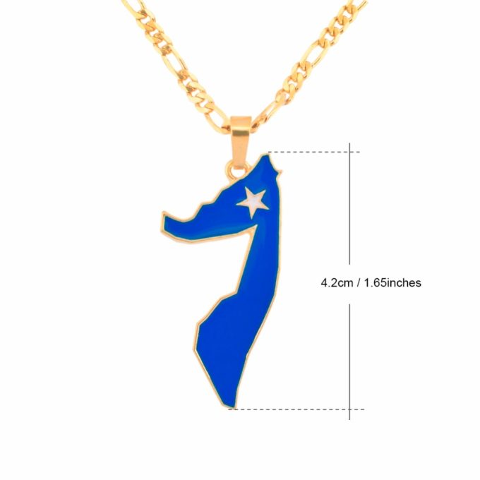 Map Of Somalia Necklace