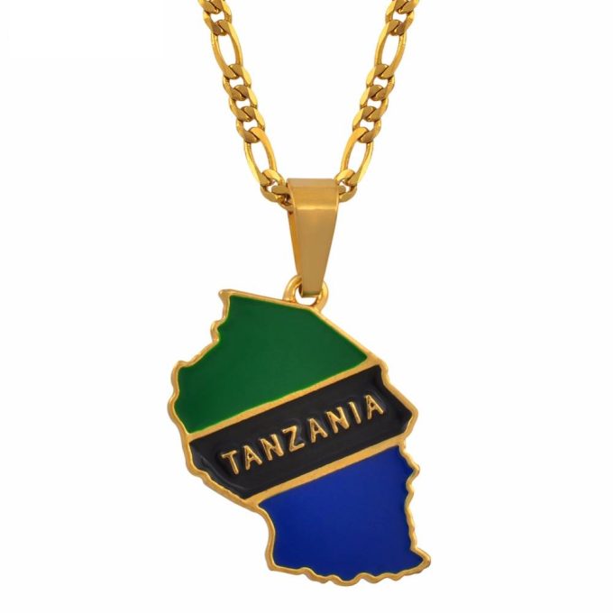 Tanzania Flag Necklace